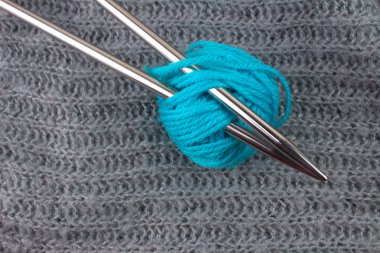 İplik topu eşarp arka plan iş parçacığında.