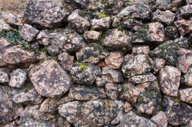 Taş ve Moss, doku yakın