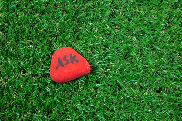 Beach Rock Painted with a Positive Note.