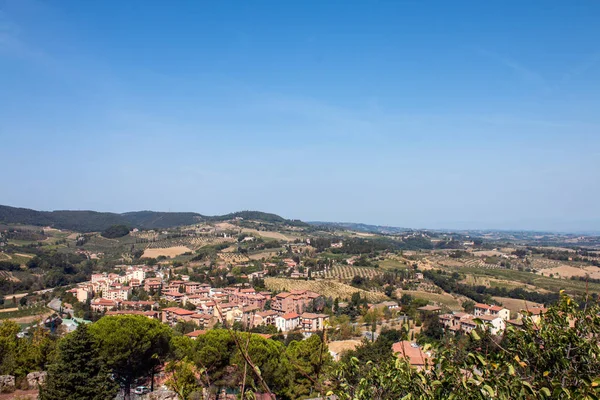 Sokaklarında San Gimigiano Talya — Stok fotoğraf