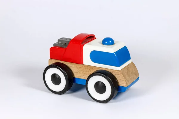 Close Shot Toy Car White Background — Stock Photo, Image