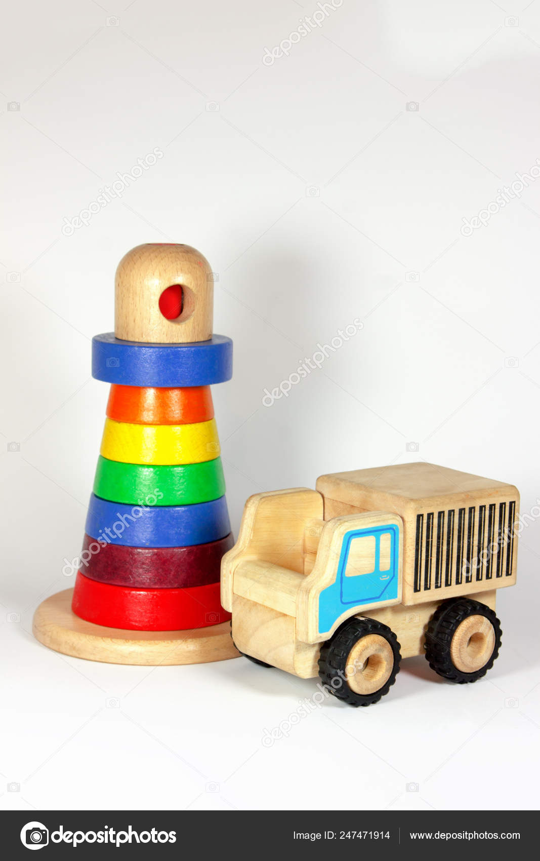 wooden car tower