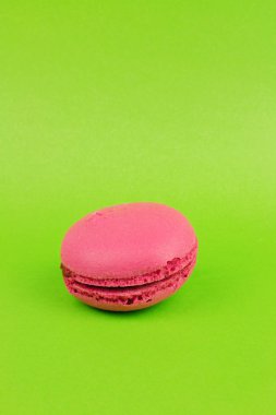 Lezzetli tatlı ahududu macarons