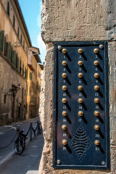 close-up shot of Old Door Bells