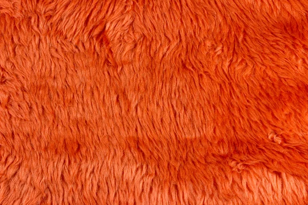 Texture Laine Orange Cuir Impression Tissu — Photo