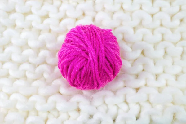 Yarn Ball Thread Scarf Background — Stock Photo, Image