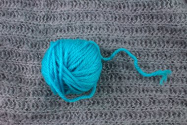 İplik topu eşarp arka plan iş parçacığında.