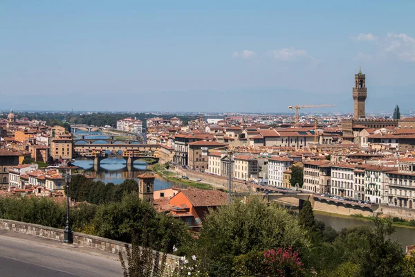 Річки Арно Флоренції Італія — стокове фото
