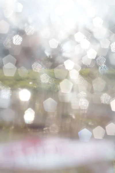 Hintergrund Wasser Bokeh Effekt — Stockfoto