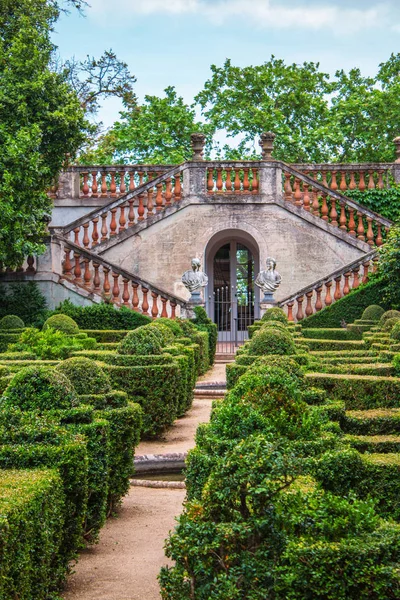 Vue Panoramique Jardin Sur Ancien Territoire Palais — Photo