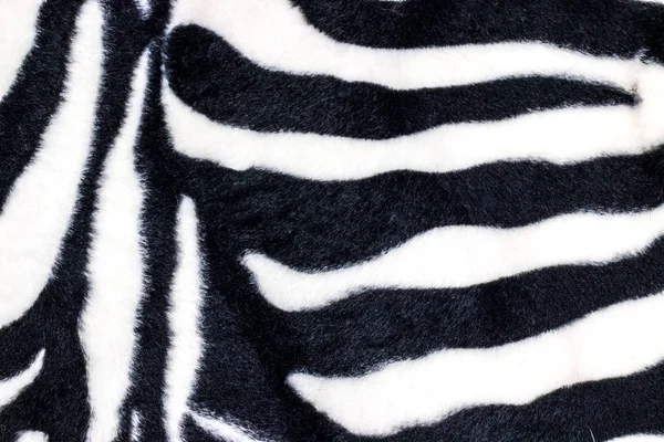Textura Tecido Impressão Zebra Preto Branco — Fotografia de Stock