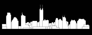 Shenzhen şehir silueti renkli arka plan üzerinde 