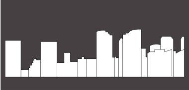 Honolulu şehri siluet renkli arka plan üzerinde 