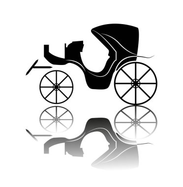 taşıma silueti, sadece vektör illüstrasyon 