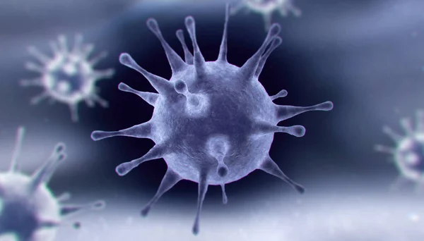 Coronavirus Baru 2019 Ncov Ilustrasi — Stok Foto