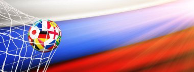 Deri top ile geleneksel futbol oyunu