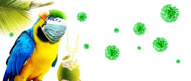 Corona virüsü salgını. Salgın zaman konseptinde seyahat