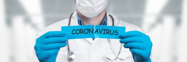 Surto Vírus Corona Vírus Epidémico Síndrome Respiratória — Fotografia de Stock