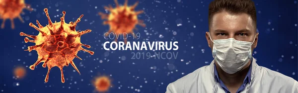 Epidemia Virus Corona Virus Epidemico Sindrome Respiratoria — Foto Stock