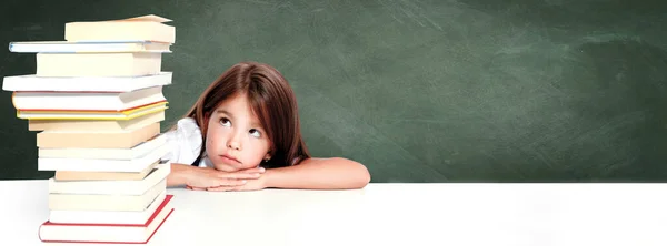 Terug Naar School Begrip Onderwijs Lezen Leren — Stockfoto