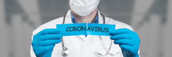 Surto Vírus Corona Vírus Epidémico Síndrome Respiratória — Fotografia de Stock