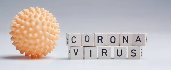 Coronavirus Concept Prévention Virus Éclosion Pandémique Comme Syndrome Respiratoire Avec — Photo