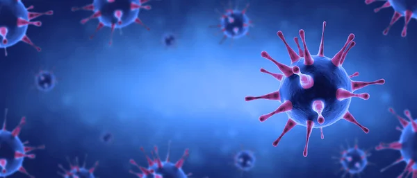 Fermare Concetto Coronavirus Quarantena Illustrazione Medica — Foto Stock