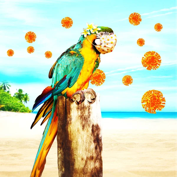 Corona virüsü salgını. Salgın zaman konseptinde seyahat