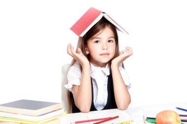 Okula dönün! Eğitim, okuma ve öğrenme kavramı.