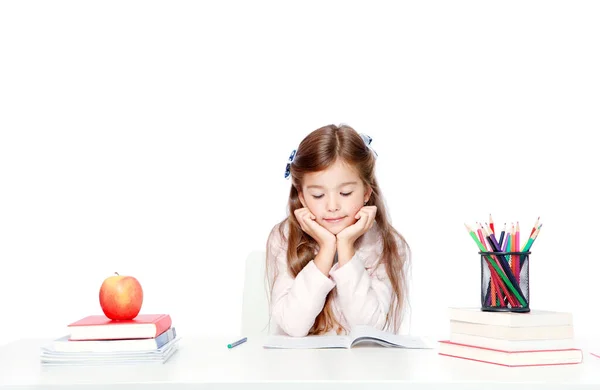 Terug Naar School Begrip Onderwijs Lezen Leren — Stockfoto