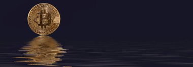 Kripto para birimi konsepti. Bitcoin döviz kurlarındaki eğilimler. Bitcoin 'in yükselişi ve düşüşü.