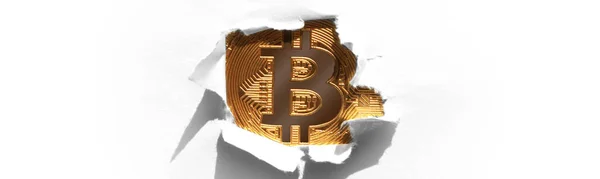 Concepto Criptomoneda Tendencias Los Tipos Cambio Bitcoin Aumento Caída Bitcoin —  Fotos de Stock