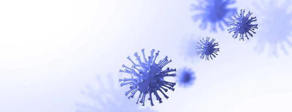 Stop Het Coronavirus Quarantaine Concept Medische Illustratie — Stockfoto