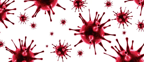 Fermare Concetto Coronavirus Quarantena Illustrazione Medica — Foto Stock