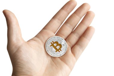 Kripto para birimi konsepti. Bitcoin döviz kurlarındaki eğilimler. Bitcoin 'in yükselişi ve düşüşü.