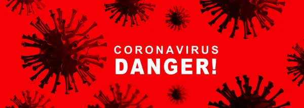 Stoppt Coronavirus Und Quarantäne Konzept Medizinische Illustration — Stockfoto