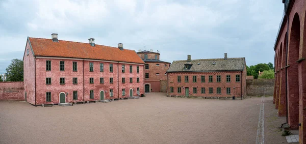 Antiguos Edificios Dentro Del Castillo Fortificado Landskrona Sirvieron Como Prisión — Foto de Stock