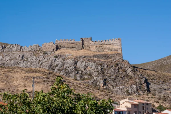 Castillo Talamantes Una Fortaleza Del Siglo Xii Situada Municipio Zaragozano — Foto de Stock