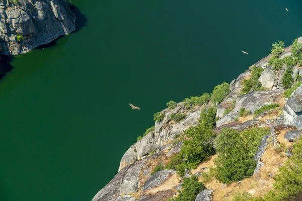 Mirador Del Fraile Lugar Turístico Con Vistas Río Duero Donde — Foto de Stock