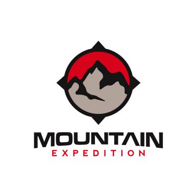 Dağ Logosu, Dağ Macerası Logo Vektörü