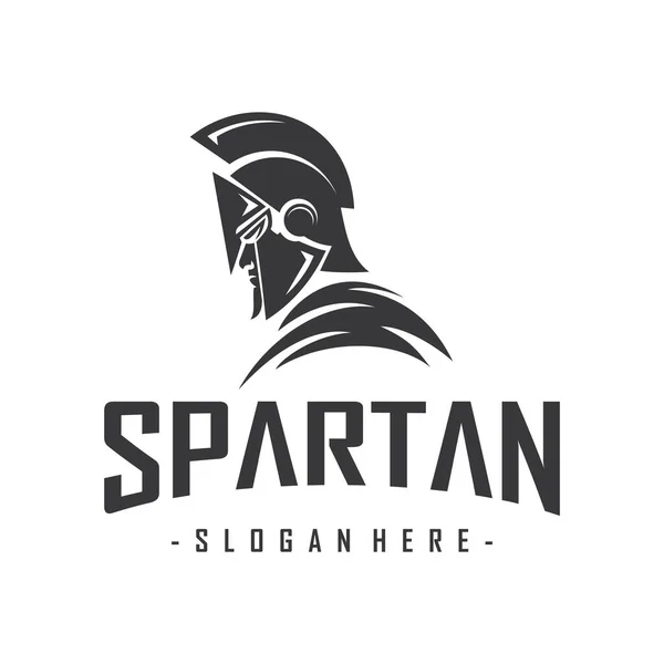 Spartan Fitness Warrior Logo Vector — Stock Vector