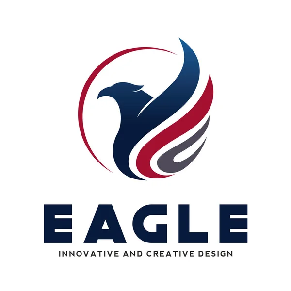 Eagle Fly Eagle Logo Vector — Stockový vektor