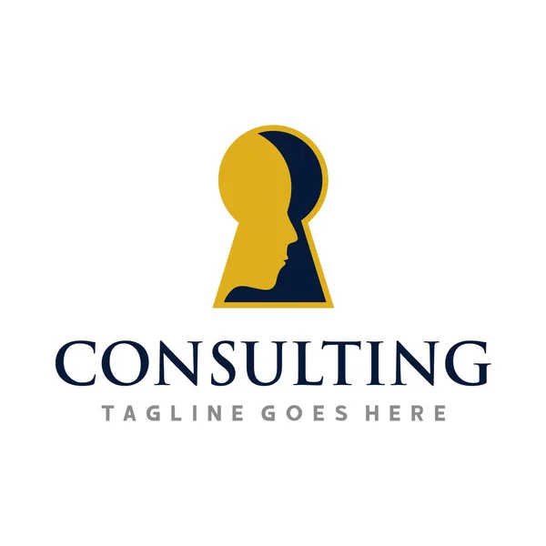 Logo Conseil Business Consulting Logo Vecteur — Image vectorielle