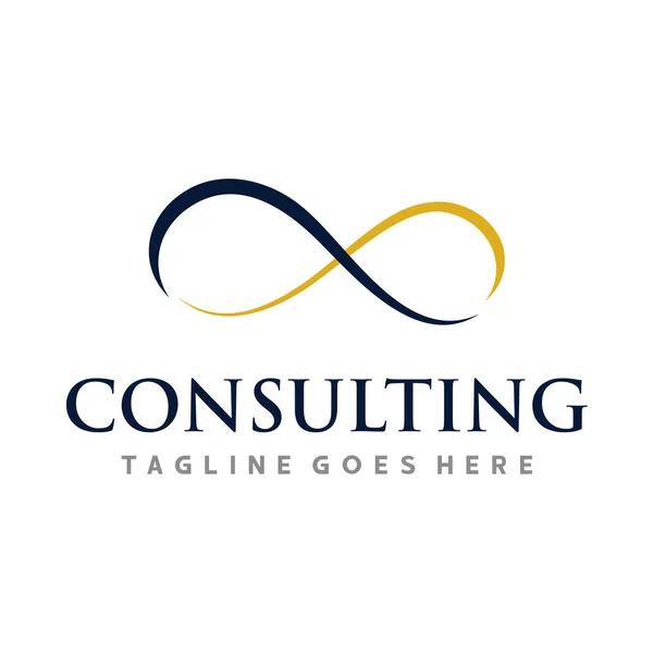 Logo Conseil Business Consulting Logo Vecteur — Image vectorielle