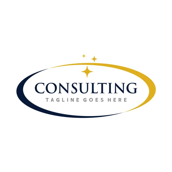 Logo Consulenza Logo Consulenza Commerciale Vettore — Vettoriale Stock