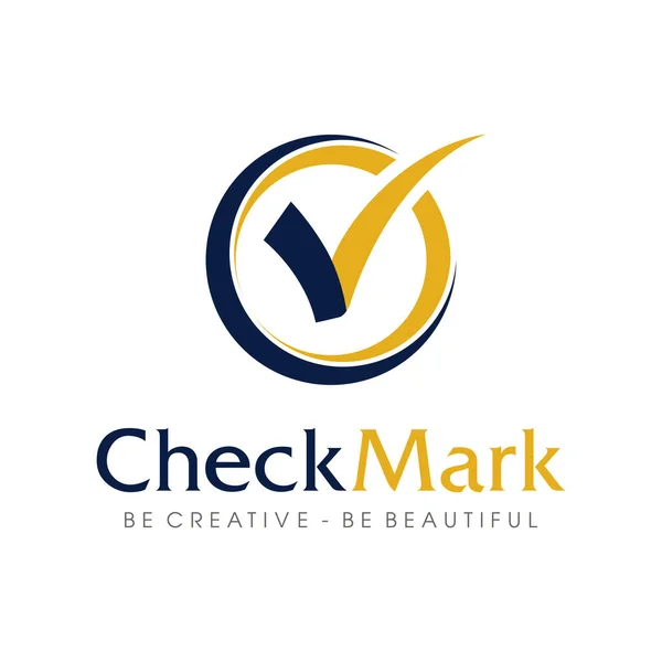 Verify Icon Check Mark Logo Vector Check Mark Icon Vector — 스톡 벡터