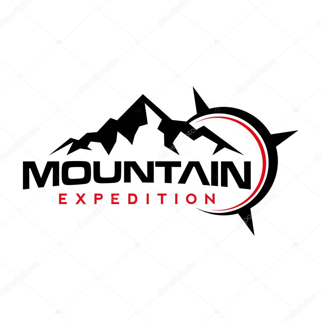 Mountain Logo, Peak Logo Vector