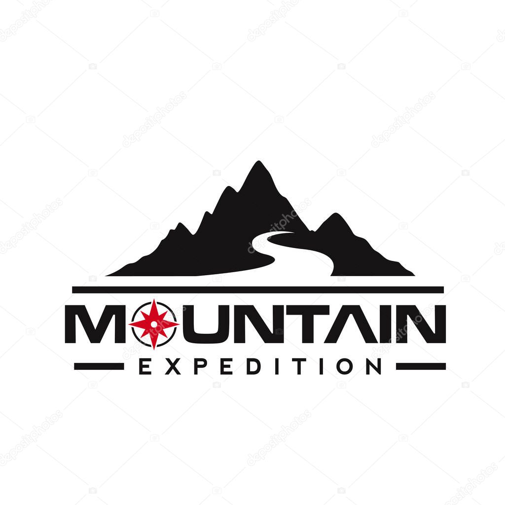 Mountain Logo, Outdoor and Adventure Logo Vector