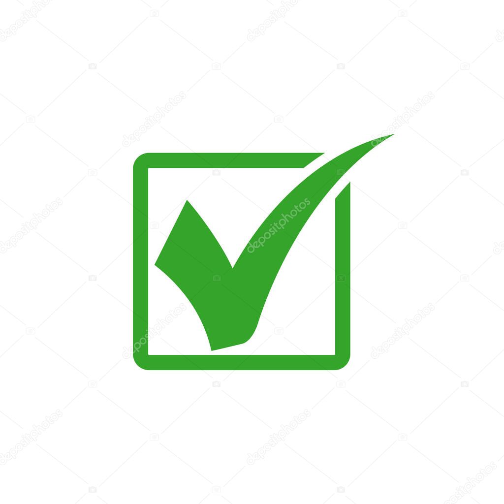 Verify Icon, Check mark logo vector, Check mark icon vector