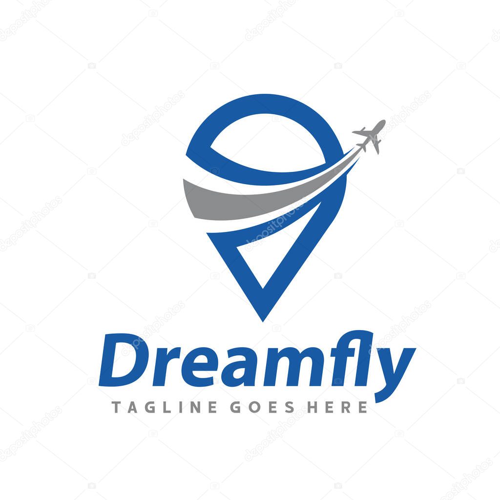 Travel Logo. Airlines and Aviation Logo Vector